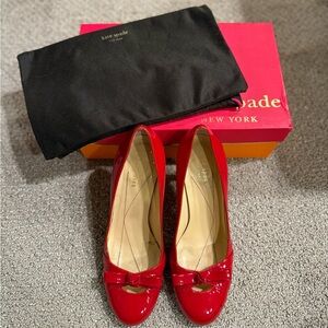 Kate Spade Kylie Red Patent Leather Heels